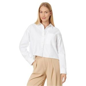 NWT Madewell Signature Oxford Crop Shirt Sz S